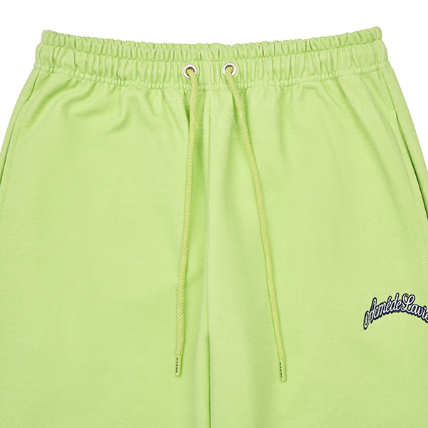 Pigment Script Logo Training Pants [Lime]