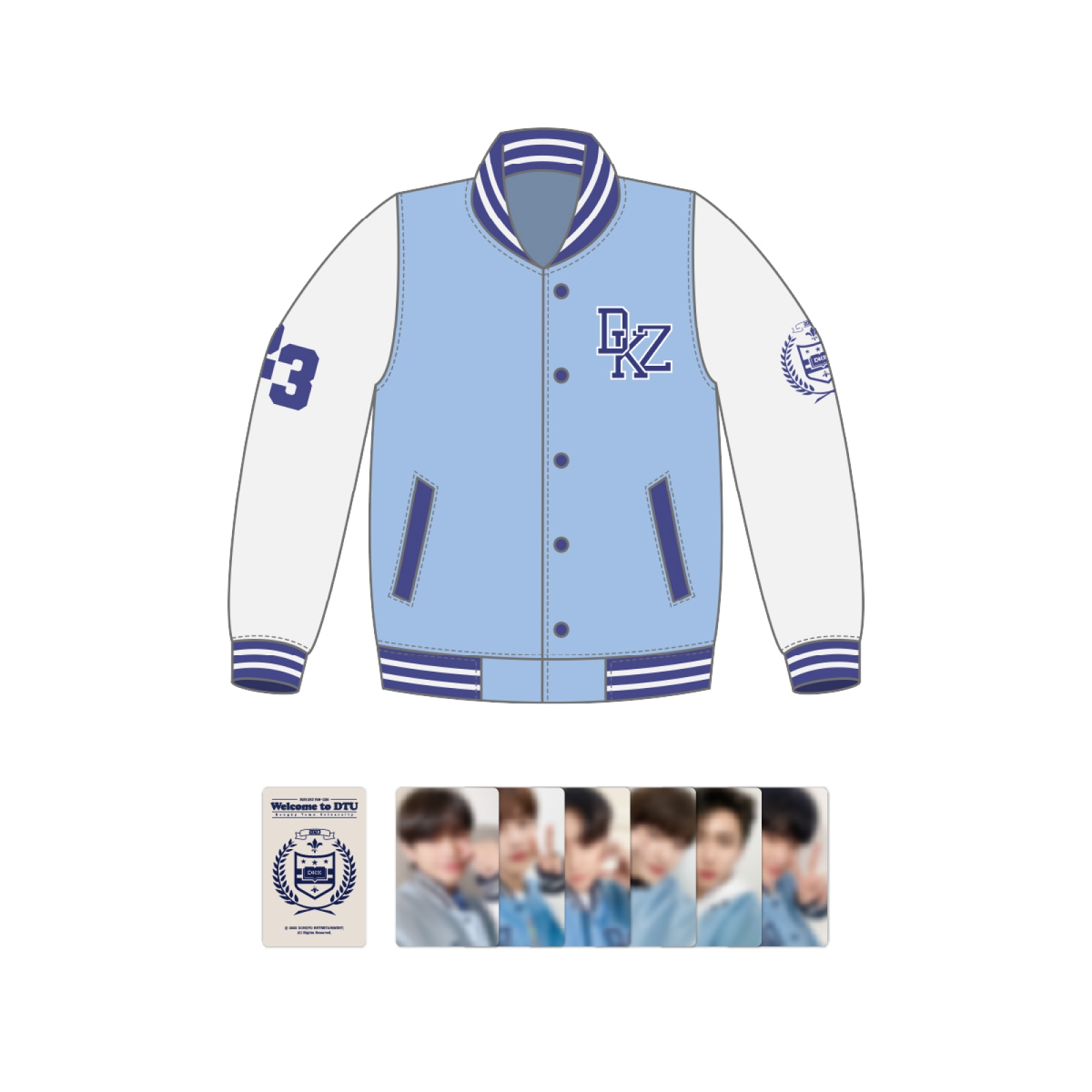 [全款] DKZ - VARSITY JACKET 2023 FAN CON [Welcome to DTU]