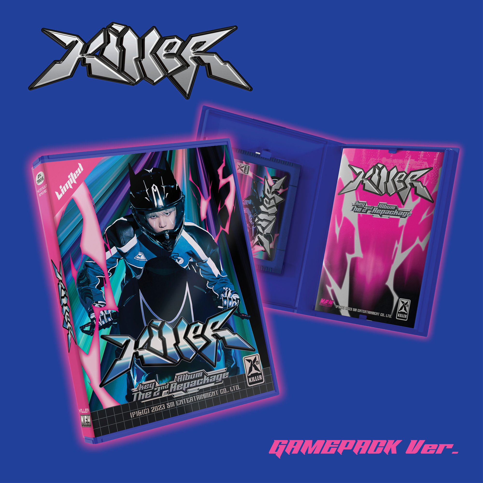 [@shineecharts] Key - The 2nd Album Repackage [Killer] (GAMEPACK Ver.) (First Press Limited Edition)