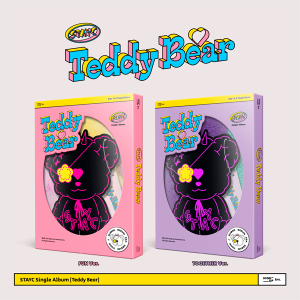 [Ktown4u POB] [2CD SET] STAYC - Single Album [Teddy Bear] (FUN Ver. + TOGETHER Ver.)