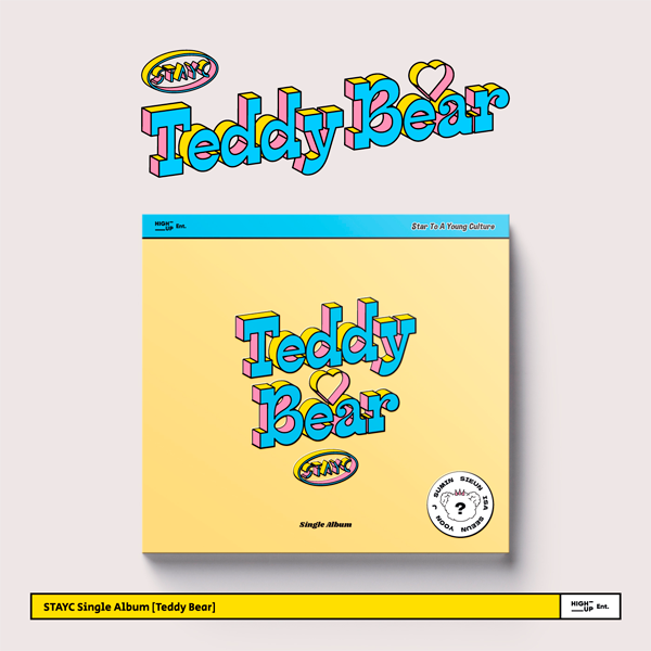 [全款 裸专] STAYC - 单曲专辑 [Teddy Bear] (Digipack Ver.)_朴莳恩吧_SieunBar