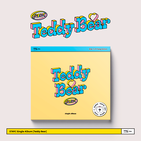 [全款 裸专] [Online Lucky Draw Event] STAYC - 单曲4辑 [Teddy Bear] (Digipack Ver.) **不能退款**_ 裴秀珉吧_SuminBar