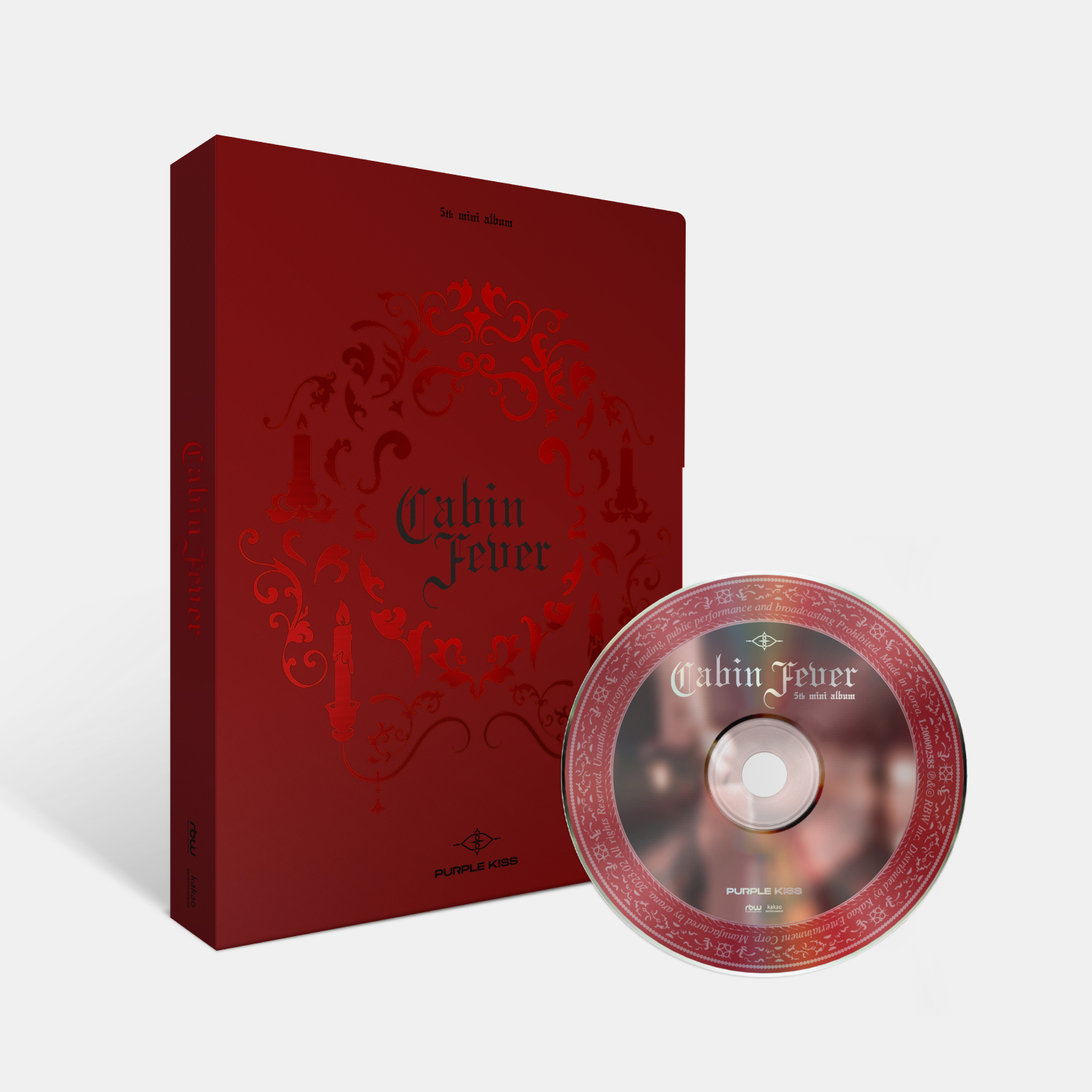 PURPLE KISS - 5th Mini Album [Cabin Fever] (RED Ver.)