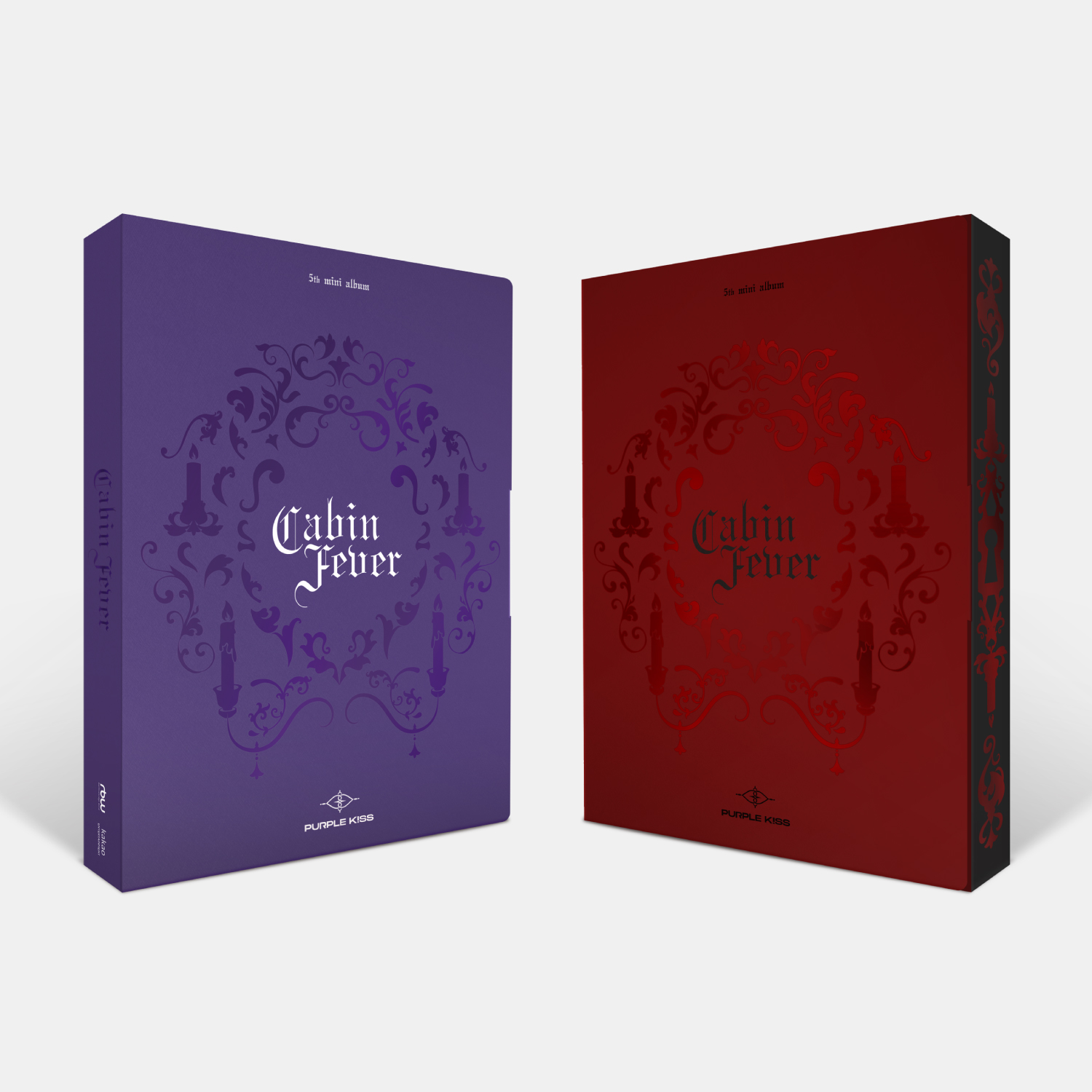 [2CD SET] PURPLE KISS - 5th Mini Album [Cabin Fever] (PURPLE Ver. + RED Ver.)