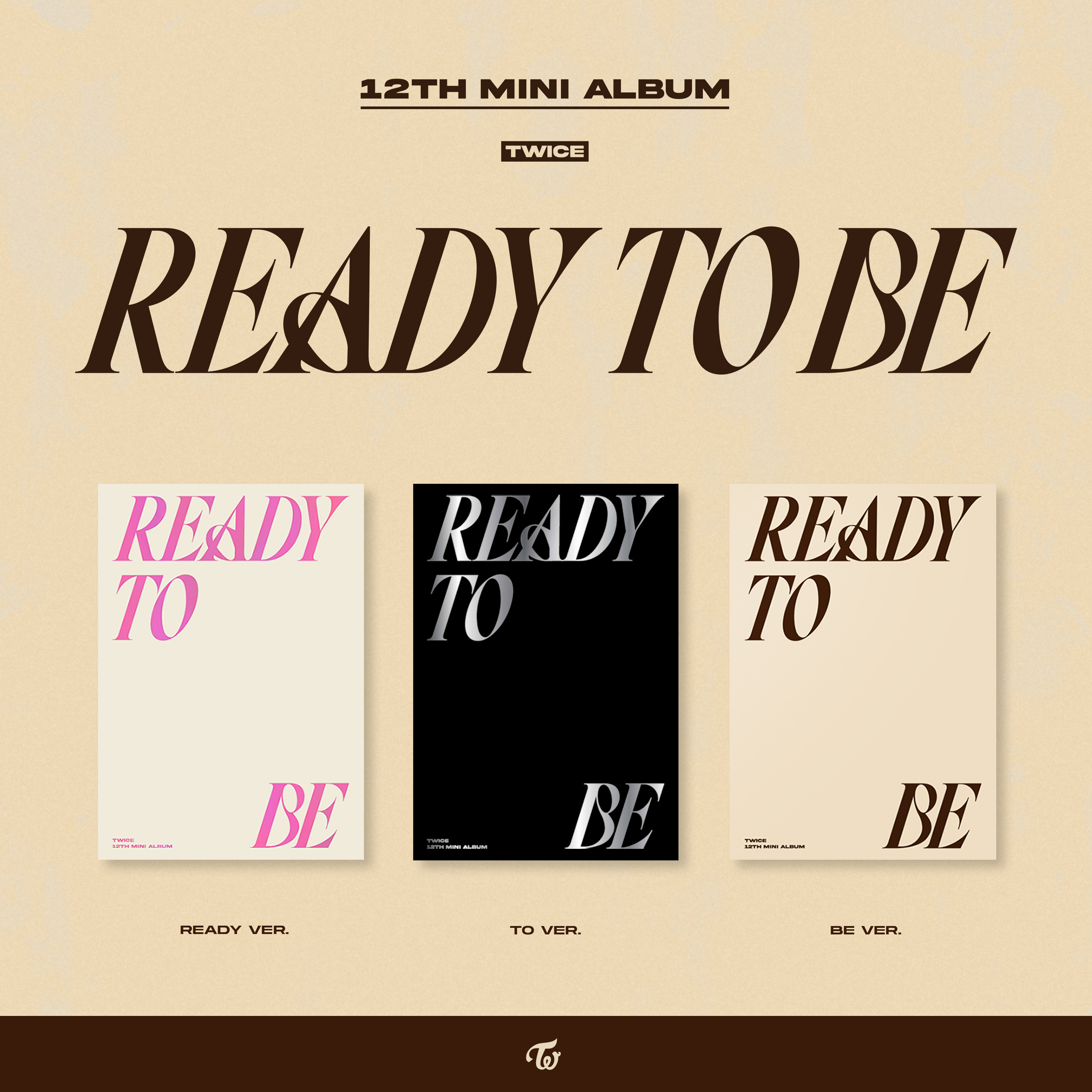 [@SANABESTGlRL] TWICE - 12TH MINI ALBUM [READY TO BE] (Random Ver.)