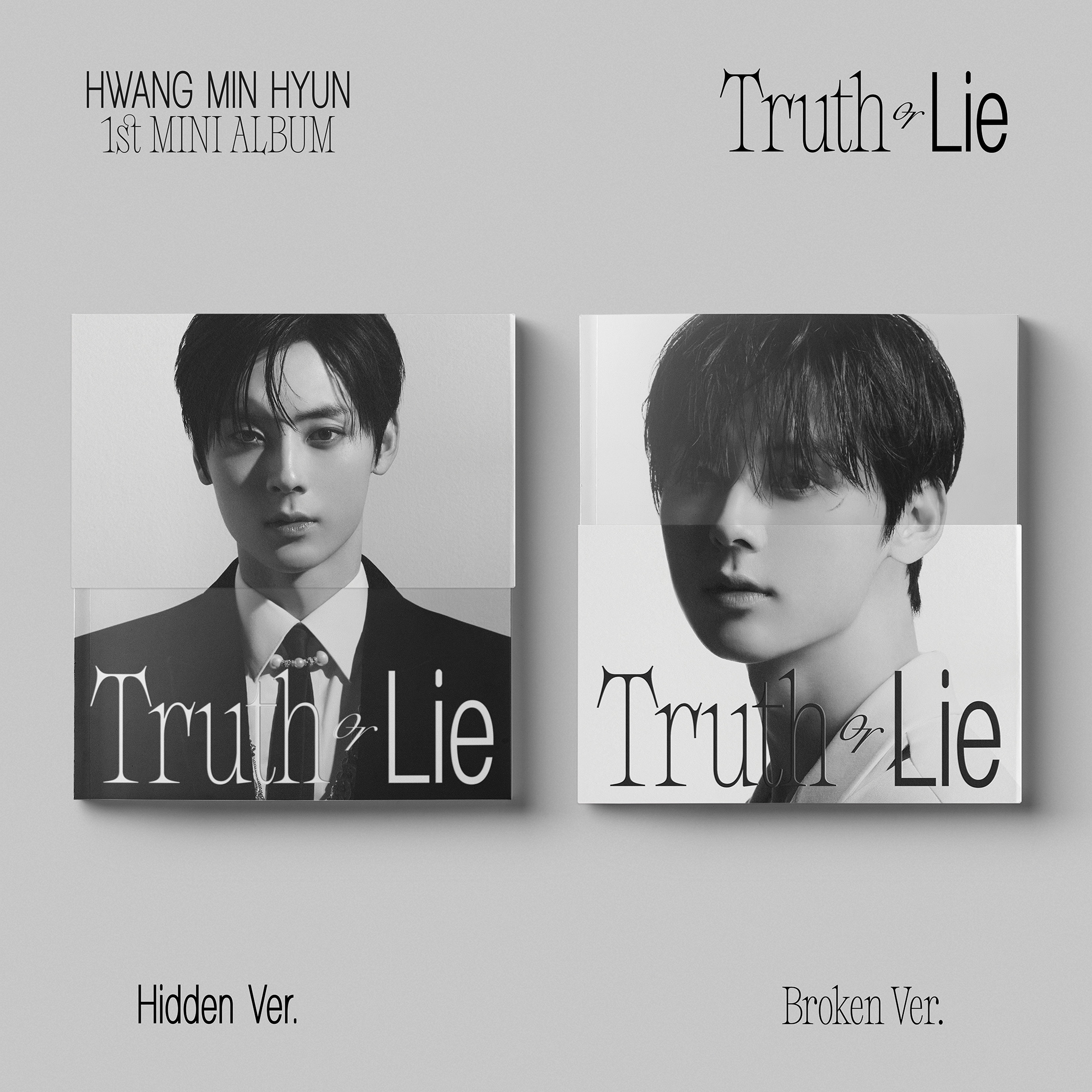 [全款 补贴25元 限量50套] [Ktown4u Special Gift] [2CD 套装] HWANG MIN HYUN - 迷你1辑 [Truth or Lie] (Hidden Ver. + Broken Ver.) _黄旼炫观星台Observatory89