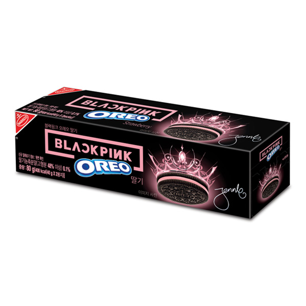 OREO x BLACKPINK Strawberry Cream Black ver. 80g*1EA