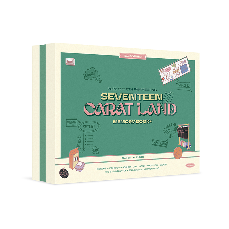 SEVENTEEN - 2022 SVT 6TH FAN MEETING [SEVENTEEN in CARAT LAND] MEMORY BOOK+ DIGITAL CODE