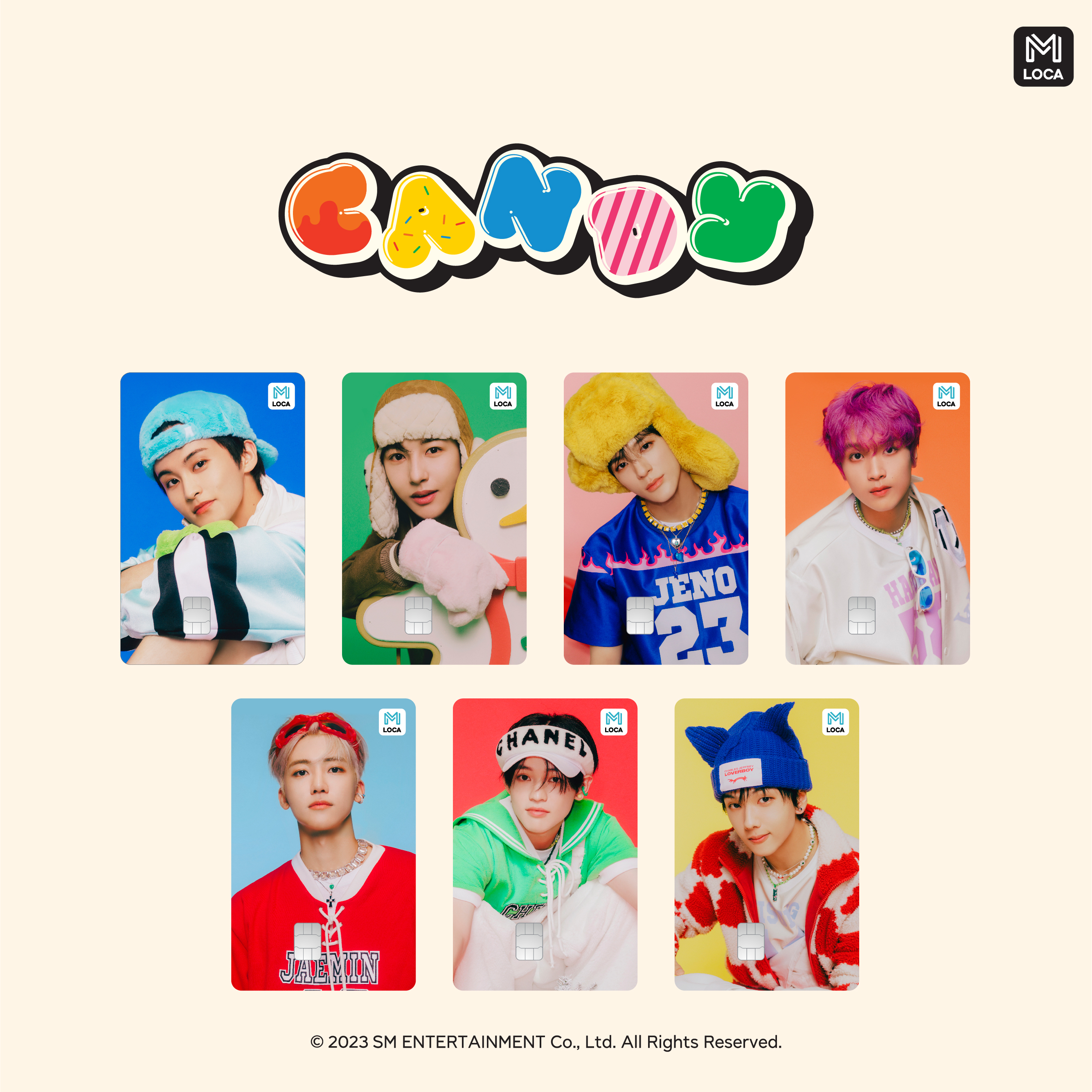 [全款] NCT DREAM - LOCAMOBILITY CARD [MARK] CANDY_李马克吧_MarkLeeBar