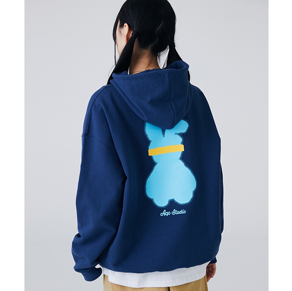 ktown4u.com : (KIHYUN 2Gifts) Ribbon Bunny Bear Hoodie 3colors