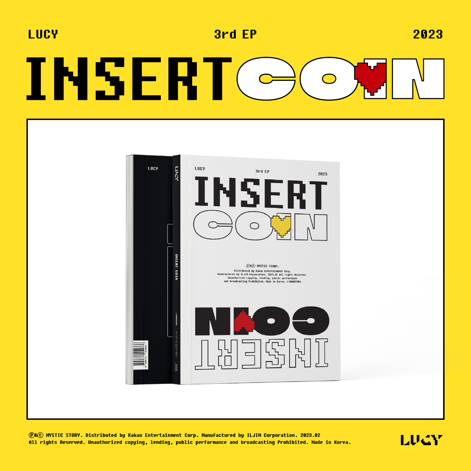 [全款 裸专 第二批 截止到3.1早7点] LUCY - EP专辑 3辑 [Insert Coin] _LUCYvillage_鲁西犬舍