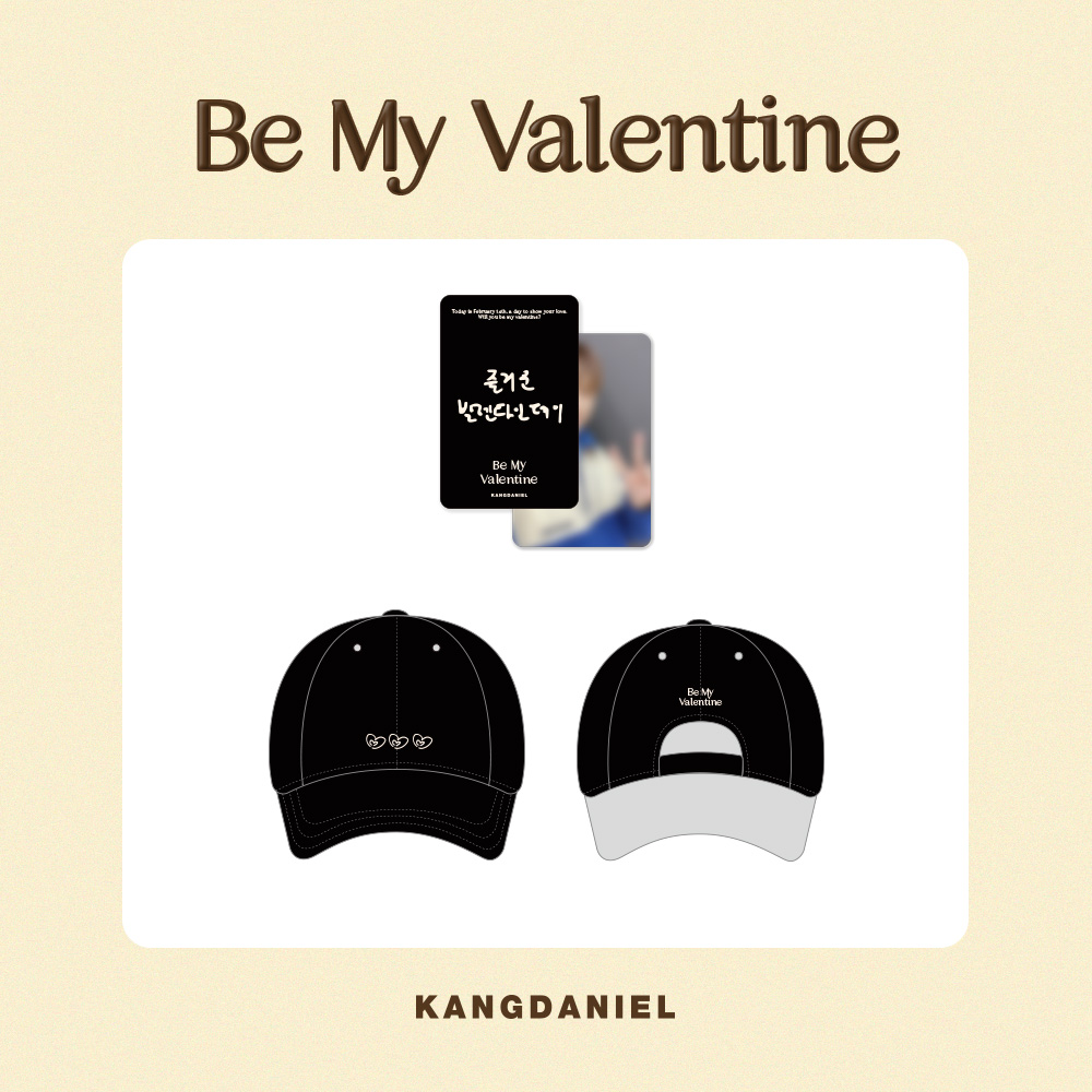 [全款] KANG DANIEL - BALL CAP [Be My Valentine] MD _两站联合