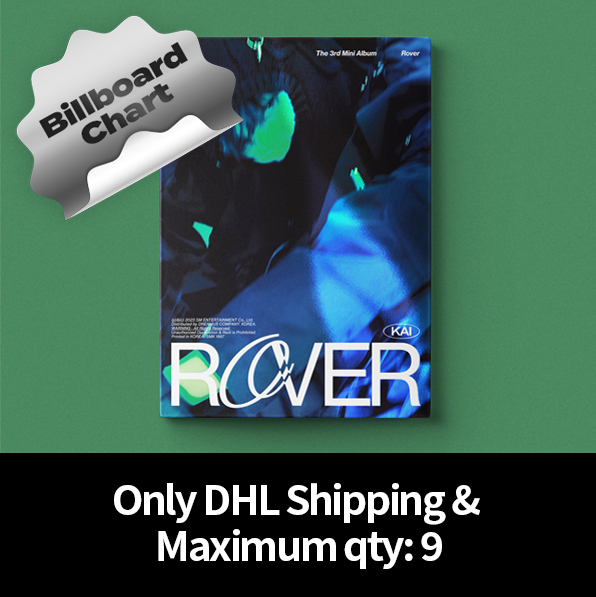 [Counting towards Billboard chart] KAI - The 3rd Mini Album [Rover] (Photo Book Ver.2) (DHL Shipping Only & Maximum qty: 9)