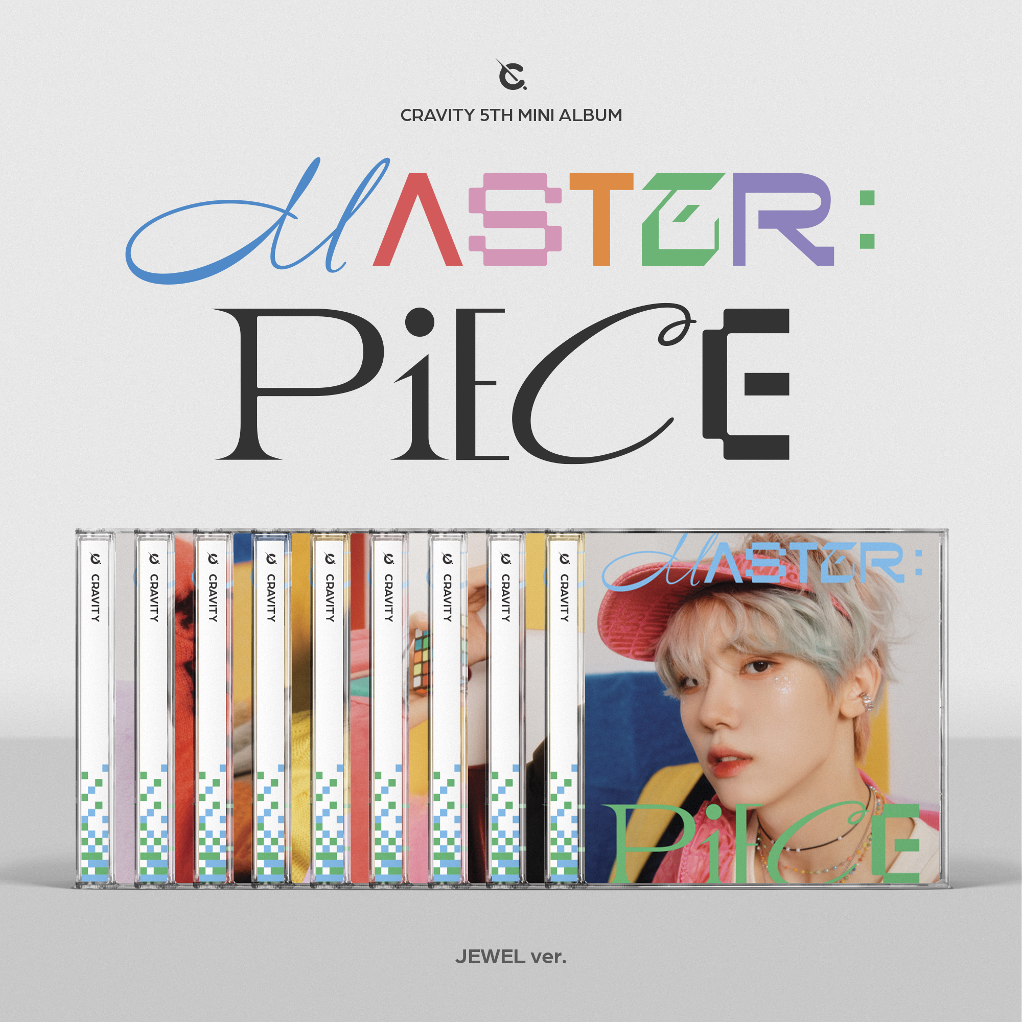 [全款 裸专][9CD 套装] CRAVITY - 迷你5辑 [MASTER:PIECE] (Jewel Ver.) (限量版) _具廷谟中文首站_KooJungMoCN 