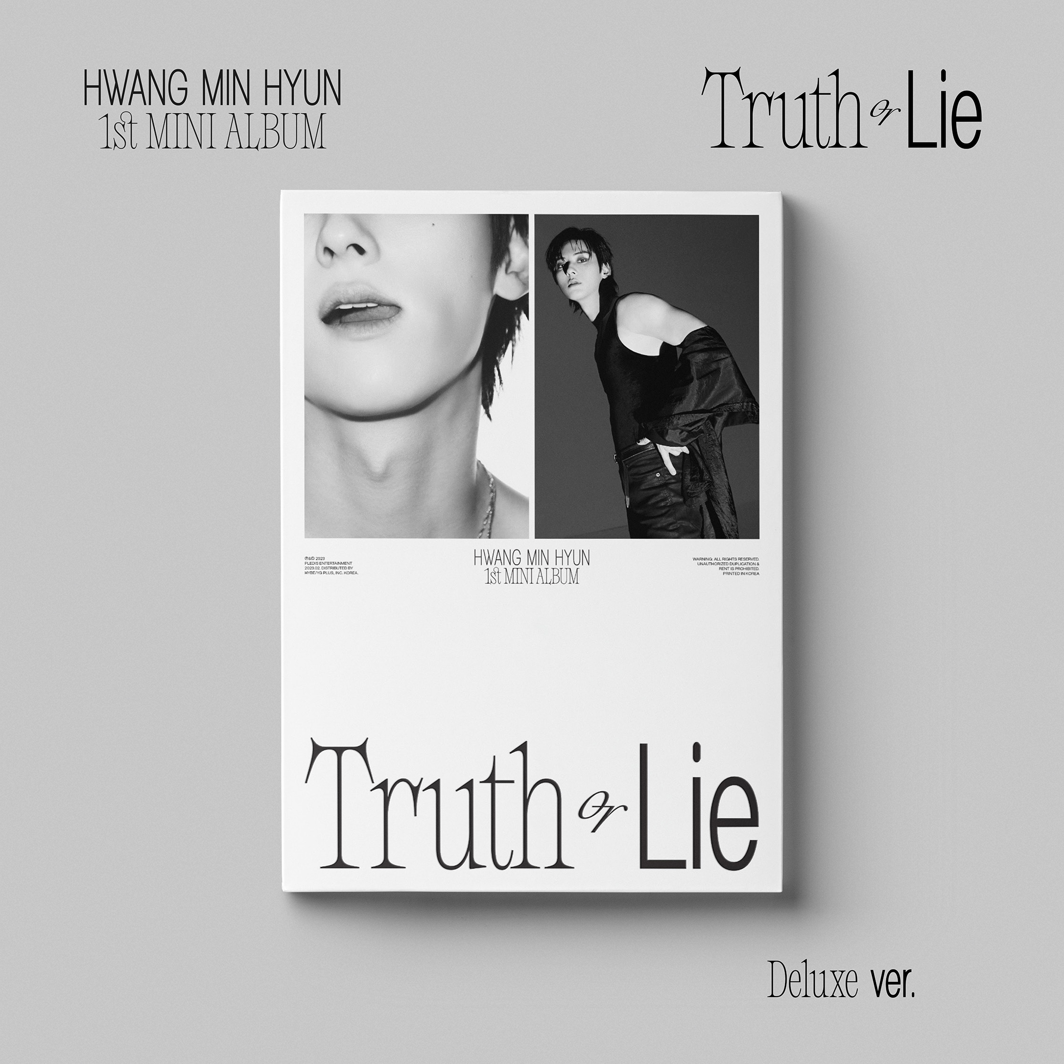 HWANG MIN HYUN - 1st MINI ALBUM [Truth or Lie] (Deluxe Ver.)