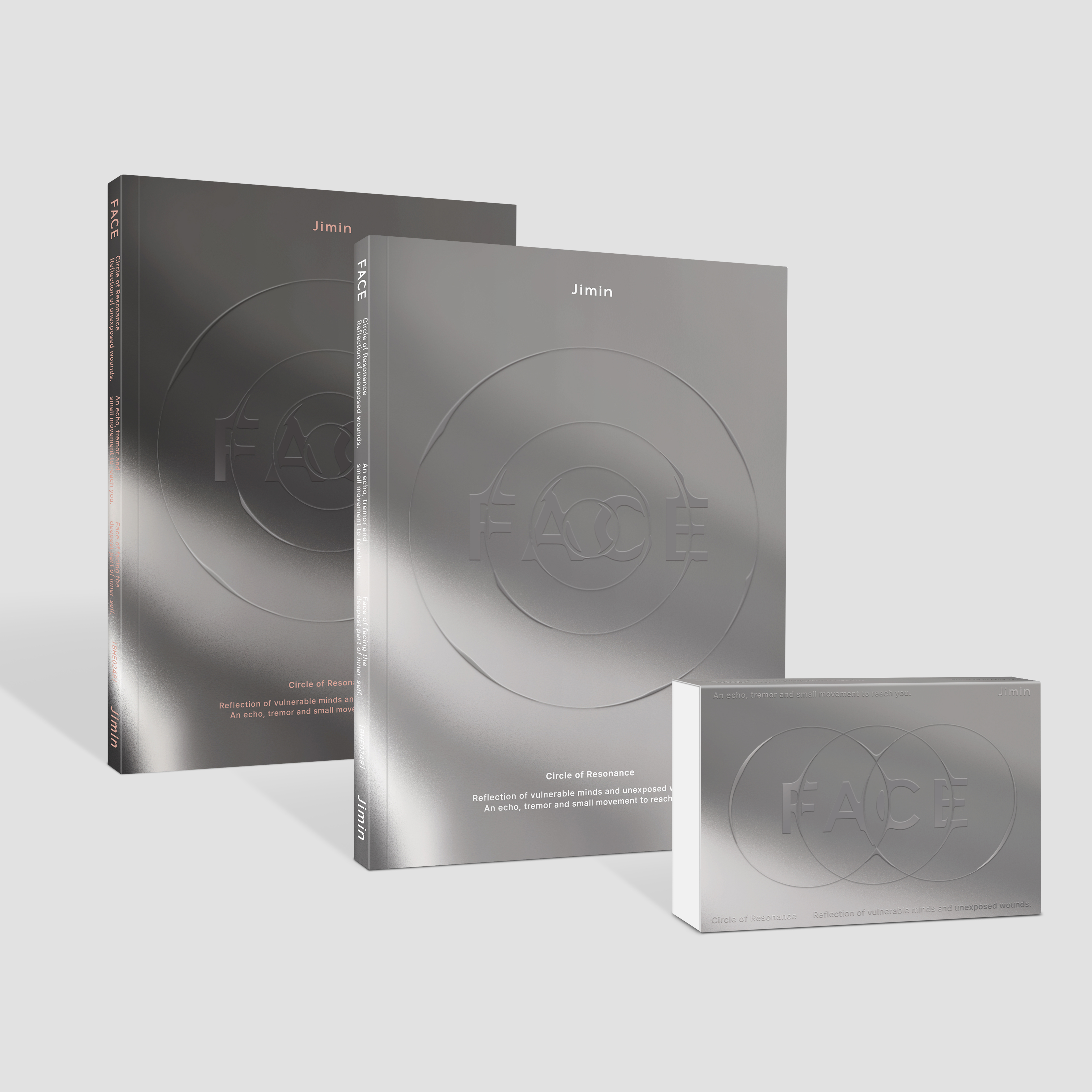 [全款 裸专] [Ktown4u Special Gift] [3CD 套装] Jimin (BTS) - [FACE] (Invisible Face + Undefinable Face + Weverse Albums)_百度国旻吧