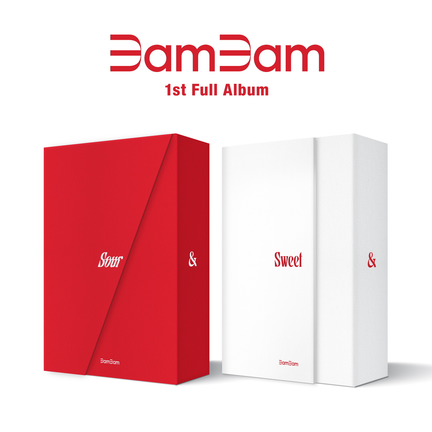 [全款 裸专][Ktown4u Special Gift] [2CD 套装] BamBam - 正规1辑 [Sour & Sweet] (Sour Ver. + Sweet Ver.)_GOT7吧官博