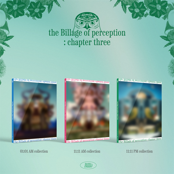 [Showcase Event] [3CD SET] Billlie - 4th Mini Album [the Billage of perception: chapter three] (01:01 AM + 11:11 AM + 11:11 PM collection) 