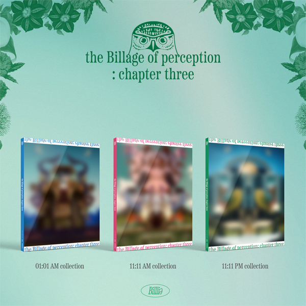 [全款 裸专] [Showcase Event] [3CD 套装] Billlie - 迷你4辑 [the Billage of perception: chapter three] (01:01 AM + 11:11 AM + 11:11 PM collection) _金夏蓝_Haram记录册