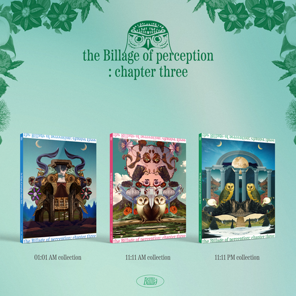 [3CD SET] Billlie - 4th Mini Album [the Billage of perception: chapter three] (01:01 AM + 11:11 AM + 11:11 PM collection) 