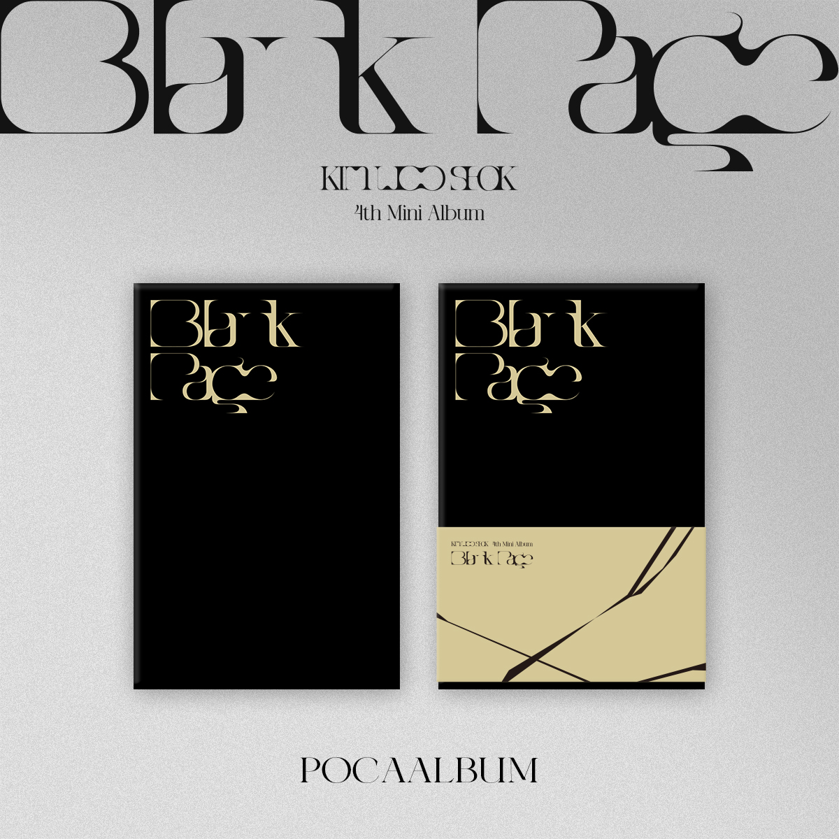 [全款 裸专 第二批 截止到4.9早7点] Kim Woo Seok - 迷你4辑 [Blank Page] (POCAALBUM) _金宇硕_sinfoNIA鸡爪铺