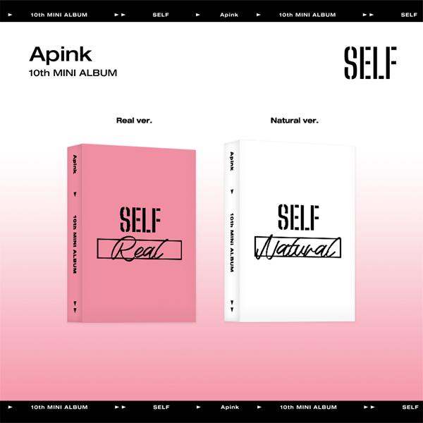 [全款 裸专 第二批(截止至4.11早7点)][2CD 套装] Apink - 迷你10辑 [SELF] (Platform ver.) (Real ver. + Natural ver.)_尹普美吧