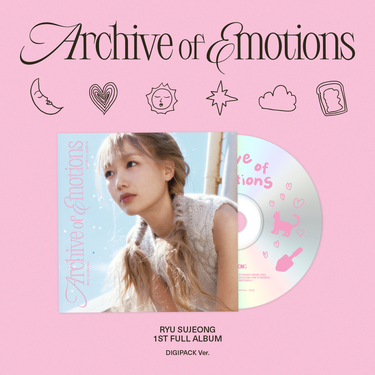 [全款 裸专] RYU SUJEONG - 正规1辑 [Archive of emotions] (Digipack Ver.)_lovelyz下次再站