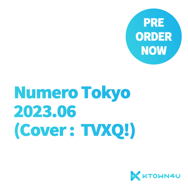 [해외잡지] Numero tokyo 2023.06 증간판 (표지 : 동방신기)
