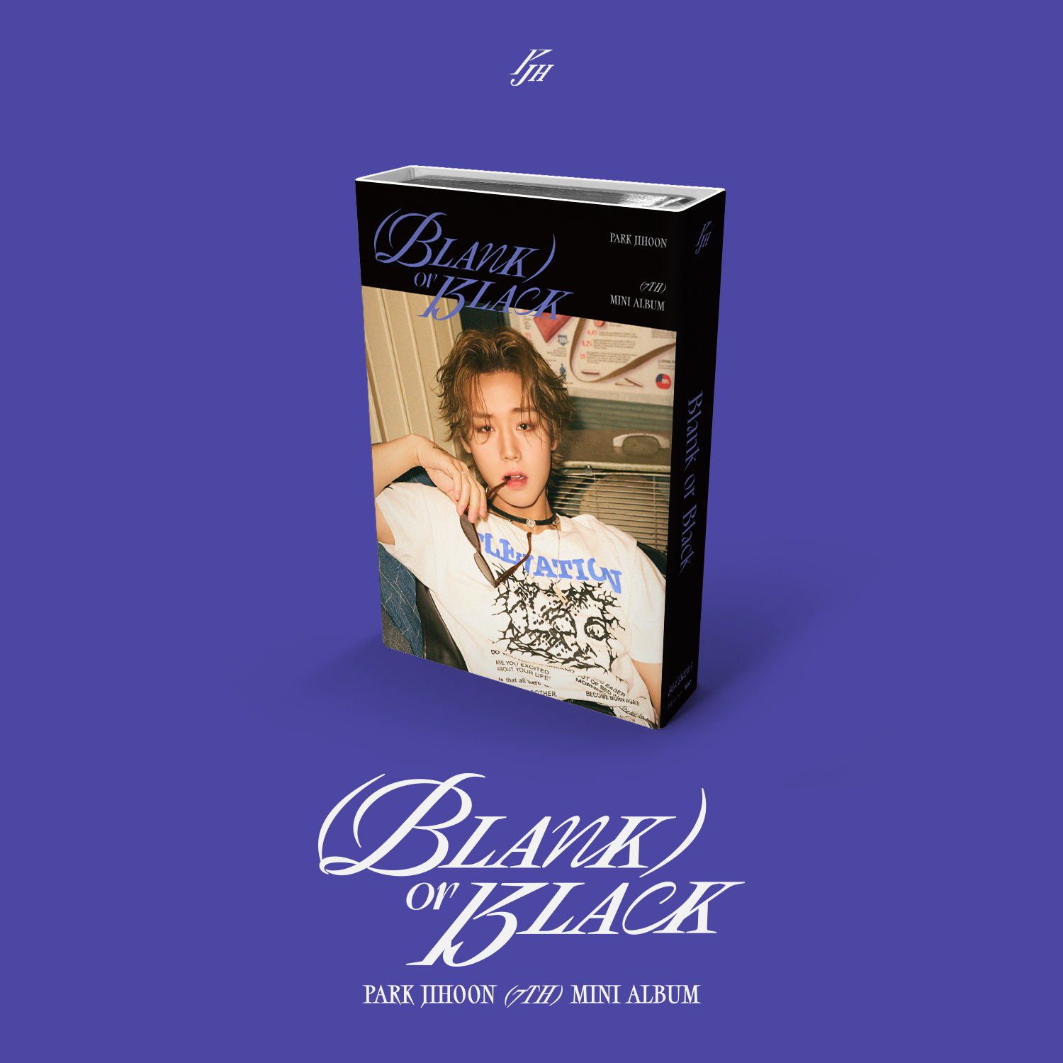 [全款 裸专] [Ktown4u Special Gift] *备注微店账号 PARK JIHOON - 迷你7辑 [Blank or Black] (Nemo Album Full Ver.)_朴志训_ParkJihoonBus