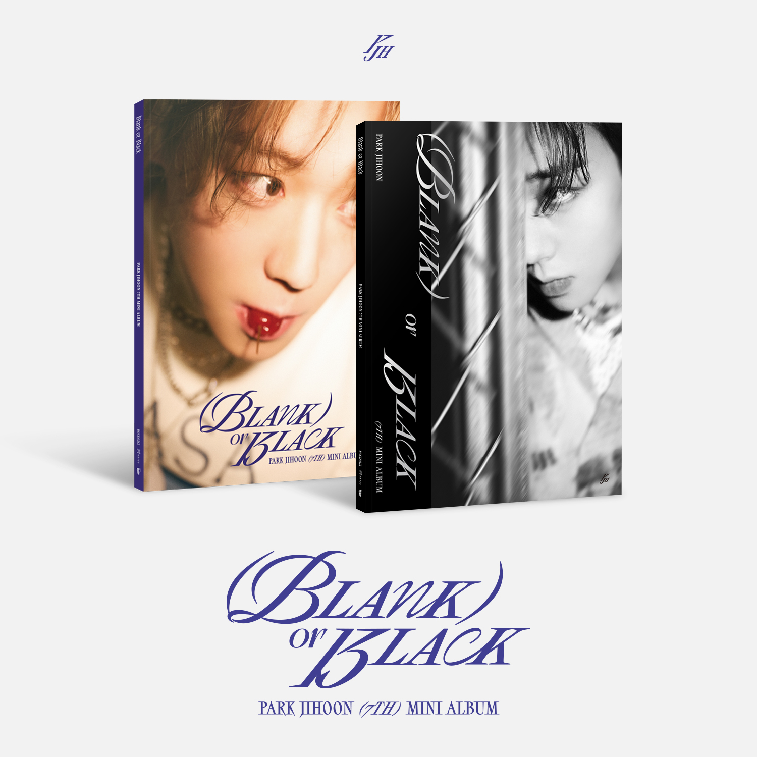 [全款 裸专] [2nd] [视频签售活动] [2CD 套装] PARK JIHOON - 迷你7辑 [Blank or Black]_(Blank Space Ver. + Veiled Black Ver.)朴志训_ParkJihoonBus