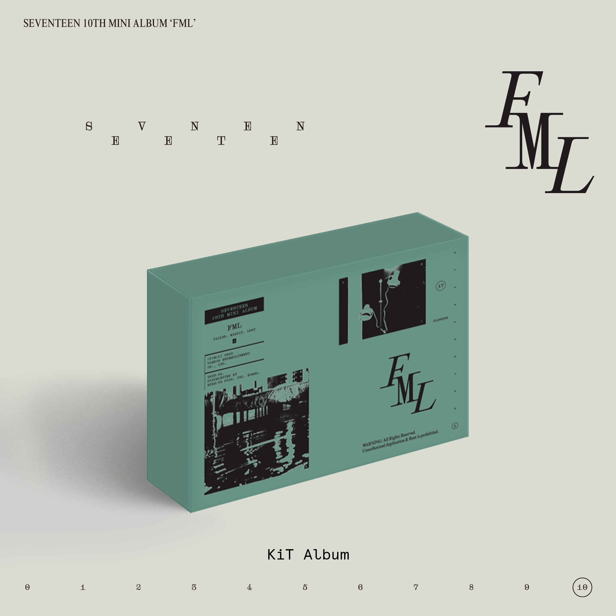[全款 裸专] SEVENTEEN - 迷你10辑 [FML] (KiT Ver.) _MAGNETIZE1998_率宽引力