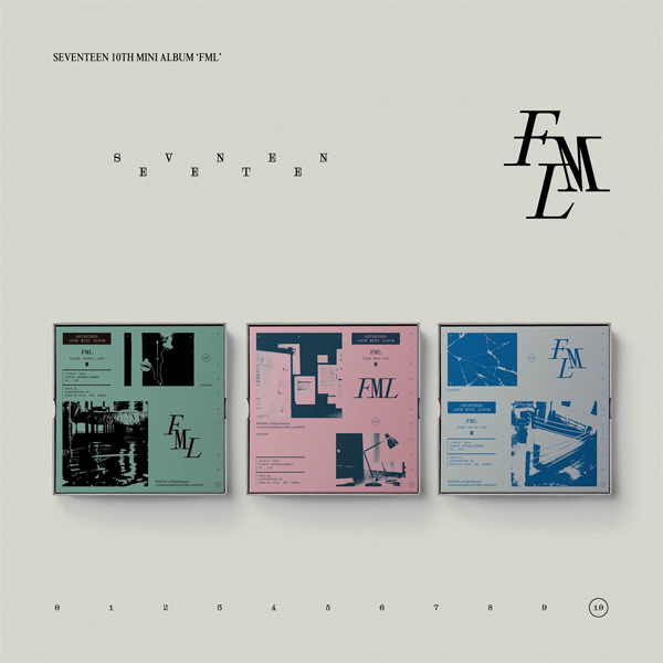 [全款 每张补4r 限量100张 补贴专] SEVENTEEN - 迷你10辑 [FML] (随机版本) _尹净汉绿叶散粉联盟