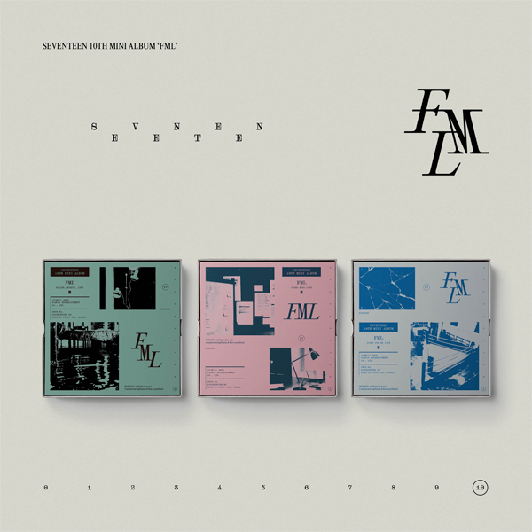 [全款 裸专] [3CD 套装] *备注微店注册手机号 SEVENTEEN - 迷你10辑 [FML] _文俊辉Fortepiano钢琴站