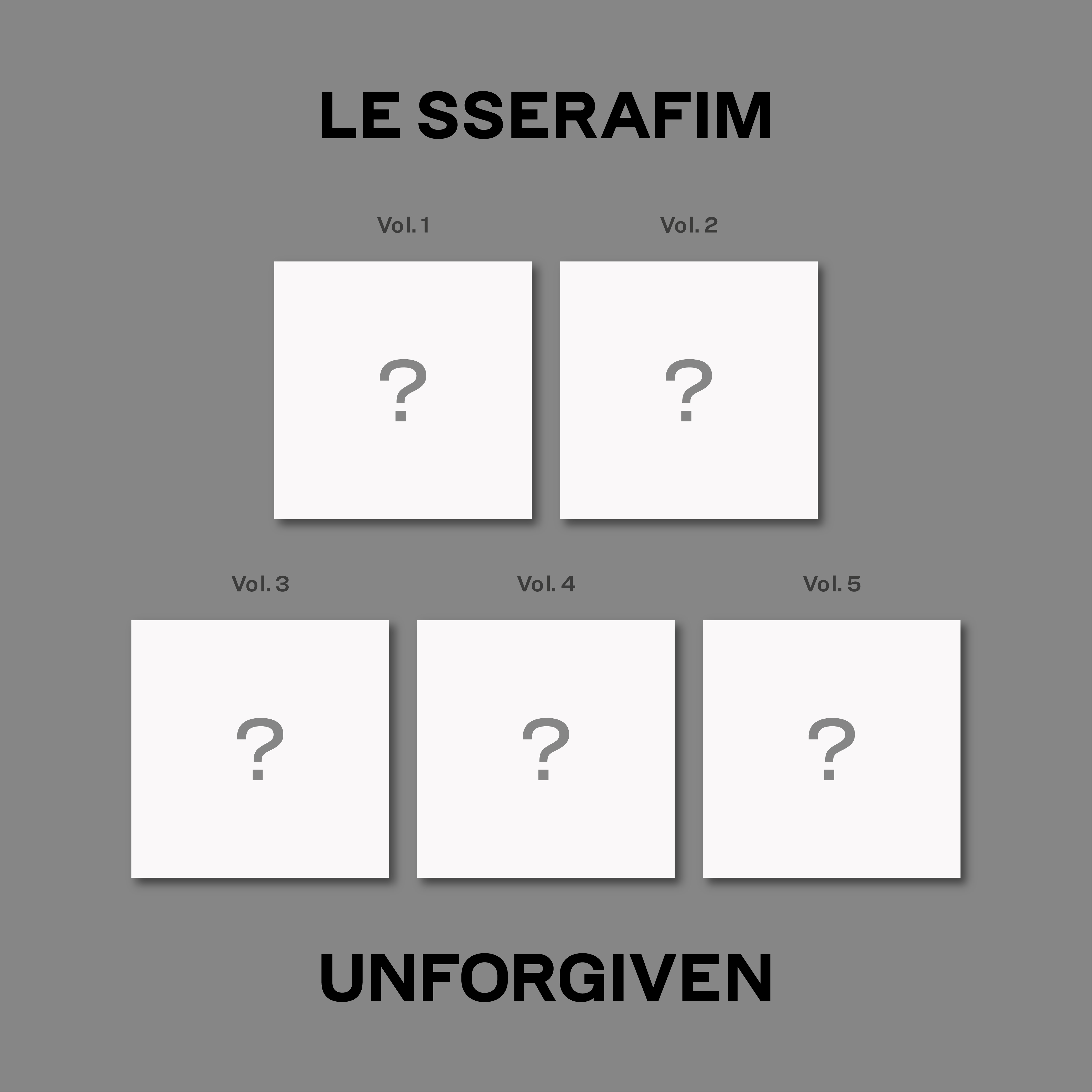 LE SSERAFIM 1st Studio Album 'UNFORGIVEN'