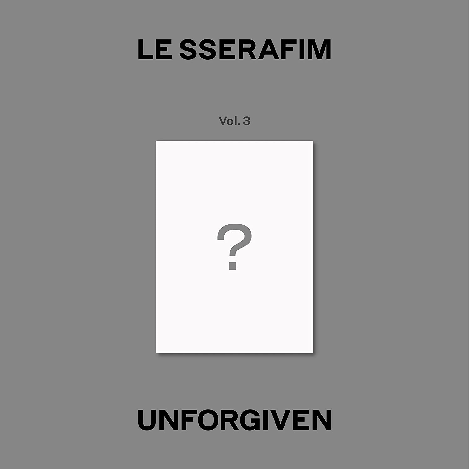 [全款 裸专] LE SSERAFIM - 1st Studio Album [Unforgiven] (Vol. 3) (U.S.A Ver. Exclusive Photocard)_洪恩採_RubyPrincess
