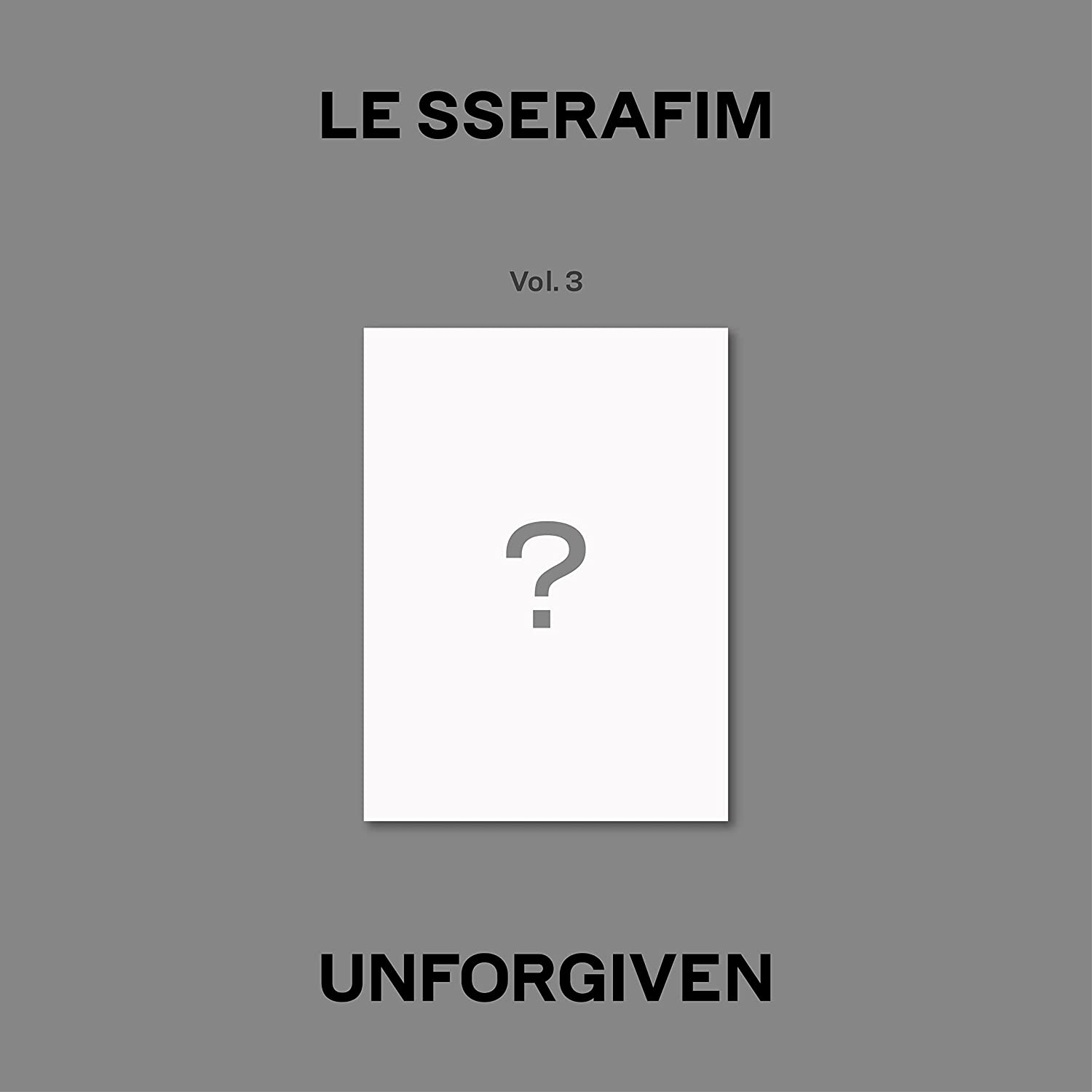 [全款 裸专] LE SSERAFIM - 1st Studio Album [Unforgiven] (Vol. 3) (U.S.A Ver. Exclusive Photocard)_宮脇咲良SAKURA_樱绽