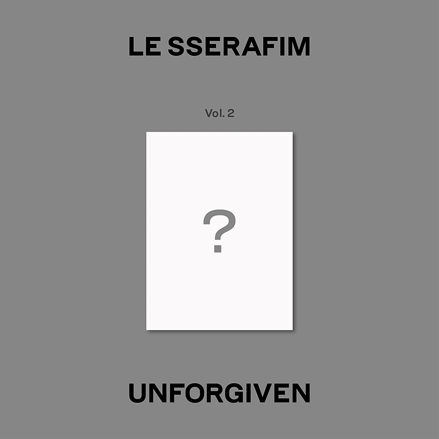 [全款 裸专] LE SSERAFIM - 1st Studio Album [Unforgiven] (Vol. 2) (U.S.A Ver. Exclusive Photocard)_洪恩採_RubyPrincess
