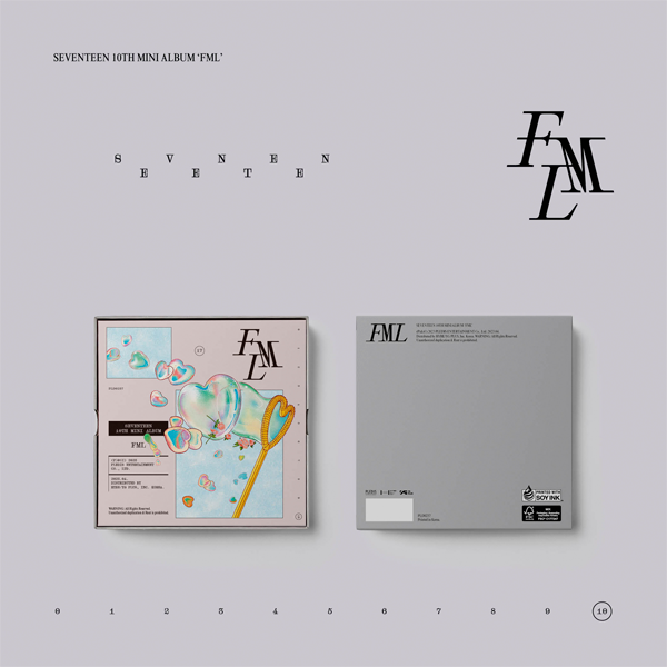 [全款 每张补4r 限量100张 补贴专] SEVENTEEN - 迷你10辑 [FML] (CARAT Ver.)_尹净汉绿叶散粉联盟