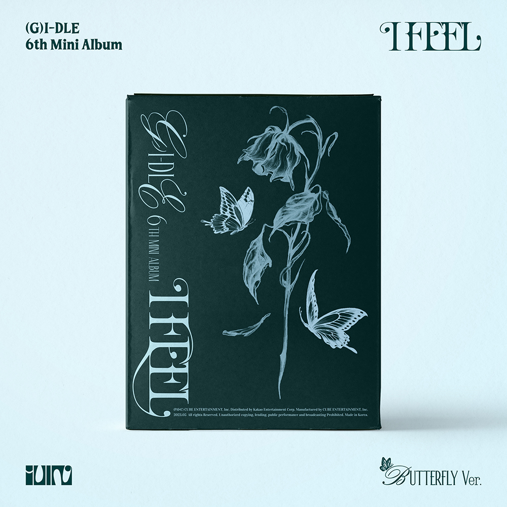 (여자)아이들 ((G)I-DLE) - 미니앨범 6집 [I feel] (Butterfly Ver.)