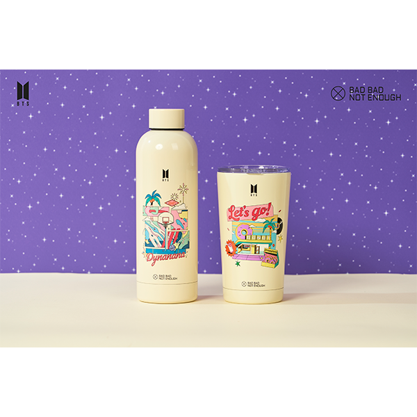 방탄소년단 (BTS) - BBNE BTS Dynamite Water Tumbler & Water Bottle_Ivory
