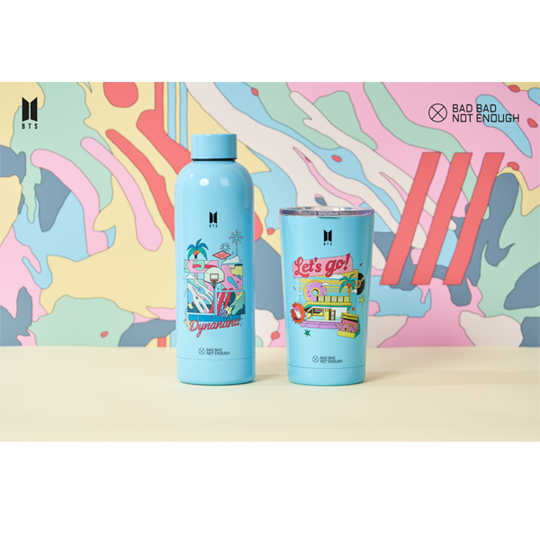 BTS - BBNE BTS Dynamite Water Tumbler & Water Bottle_Skyblue