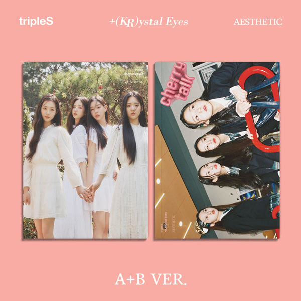 [全款 裸专 第二批(截止至5.10早7点)] [2CD 套装] tripleS - Mini [+(KR)ystal Eyes [AESTHETIC]] (A Ver. + B Ver.)_triples散粉联盟