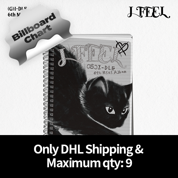 [Counting towards Billboard chart] (G)I-DLE - 6th Mini Album [I feel] (Cat Ver.) (DHL Shipping Only & Maximum qty: 9)