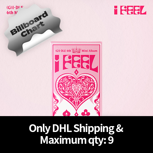 [Counting towards Billboard chart] (G)I-DLE - 6th Mini Album [I feel] (Queen Ver.) (DHL Shipping Only & Maximum qty: 9)