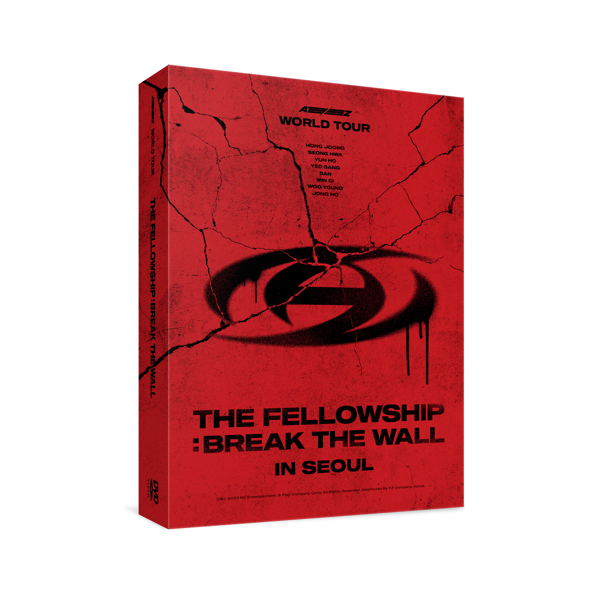 [全款] ATEEZ - ATEEZ WORLD TOUR [THE FELLOWSHIP : BREAK THE WALL] IN SEOUL DVD_ATEEZ中文首站