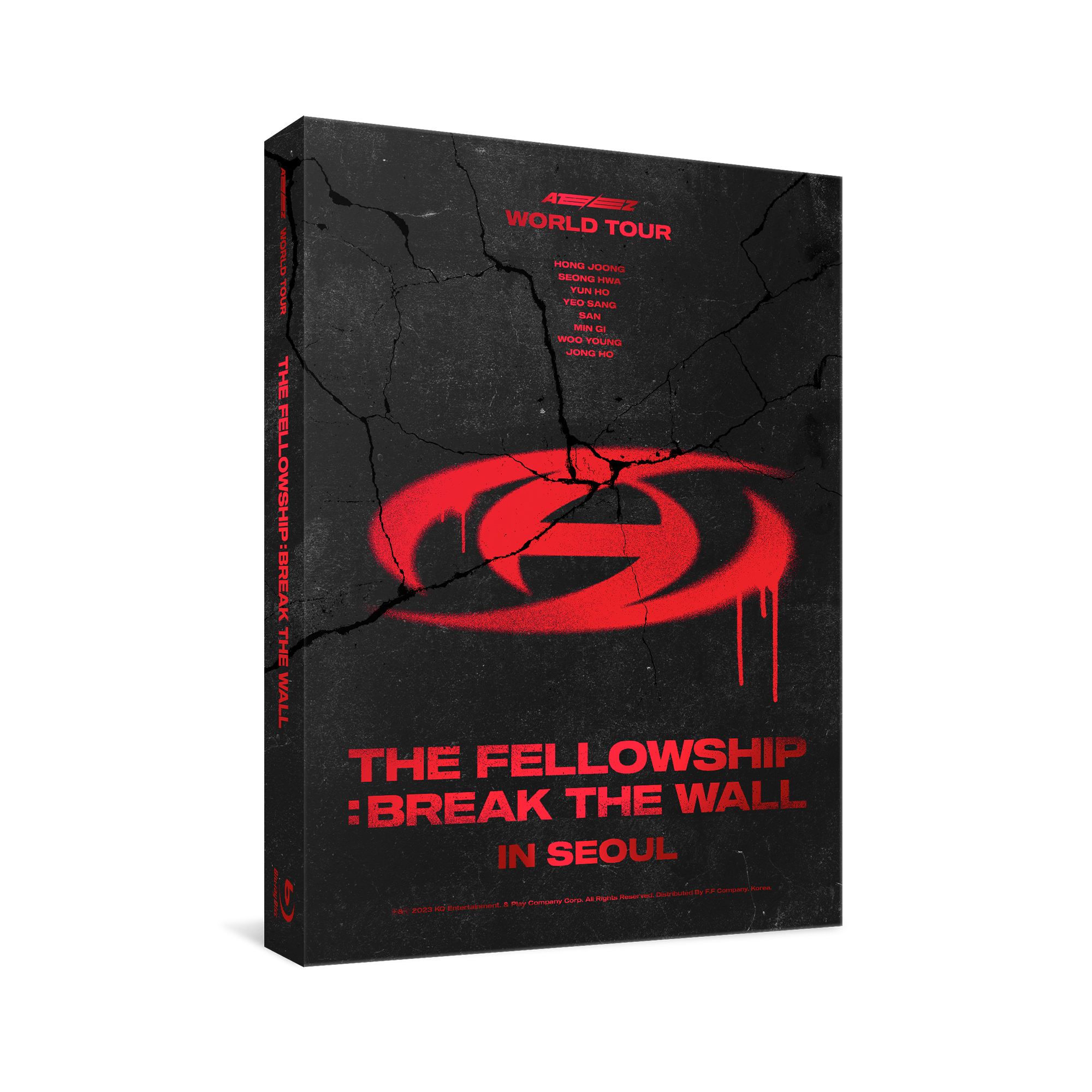 [全款] ATEEZ - ATEEZ WORLD TOUR [THE FELLOWSHIP : BREAK THE WALL] IN SEOUL Blu-ray_TAIWAN ATINY