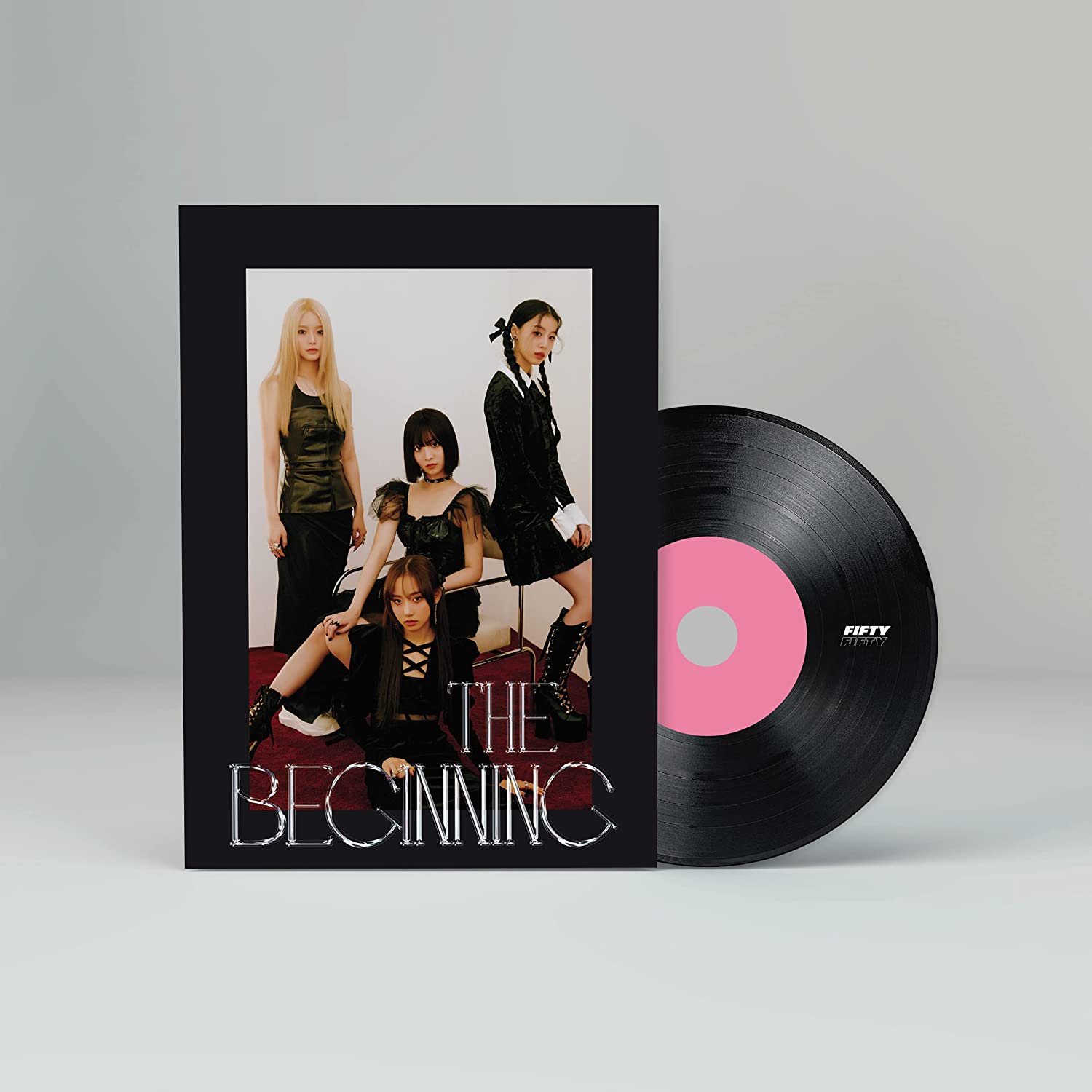 FIFTY FIFTY - FIFTY FIFTY - 1st Single Album [The beginning : Cupid] (NERD  Ver.) Cover + Photobook + Sticker + Photo Booth + CD-R + Photo Card + Large  Photo Card +