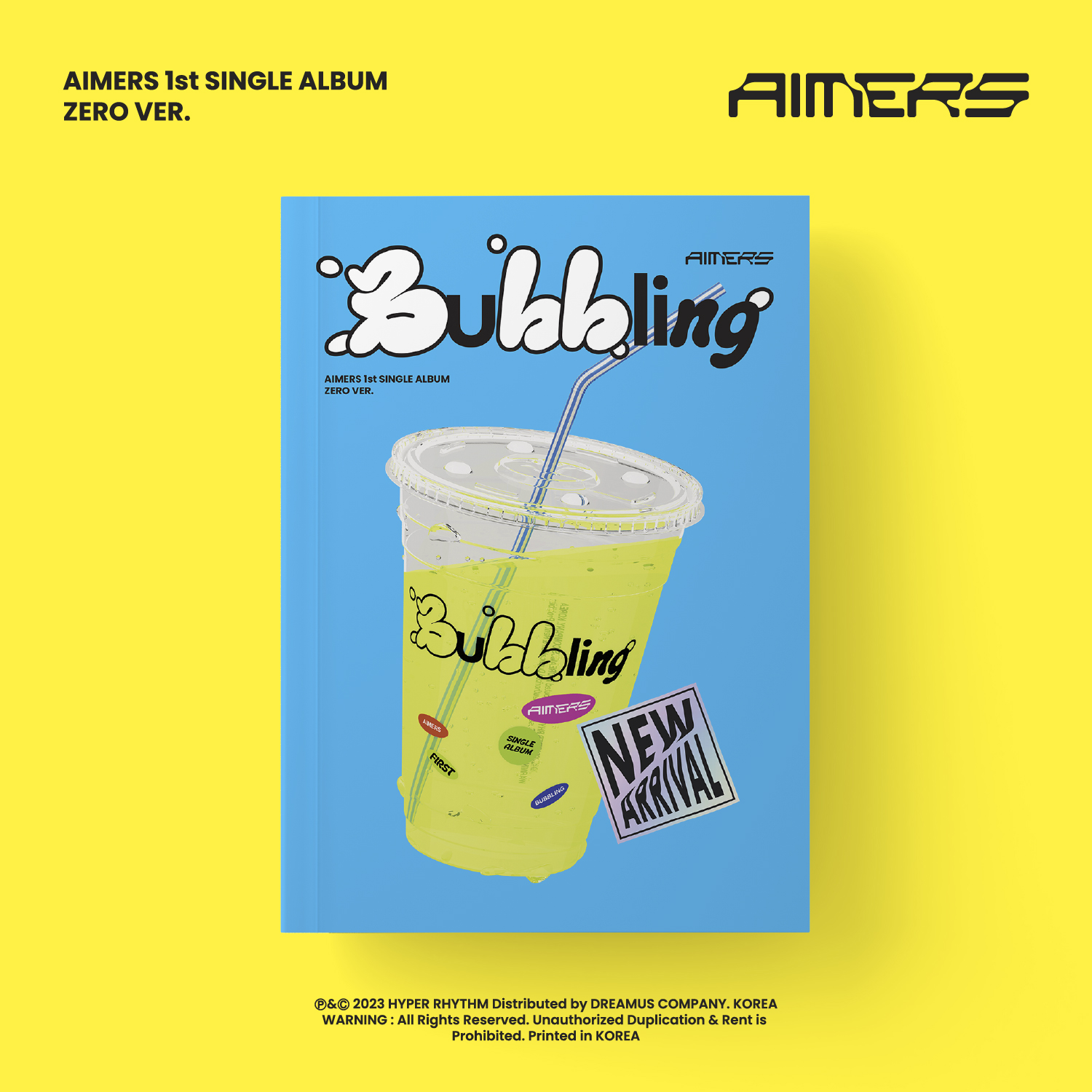 [全款 裸专] AIMERS - 单曲1辑 [Bubbling] (ZERO Ver.)_AIMERS中粉联合