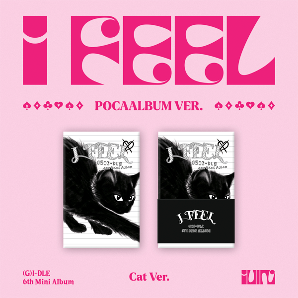 (여자)아이들 ((G)I-DLE) - 미니앨범 6집 [I feel] (PocaAlbum Ver.) (Cat Ver.)
