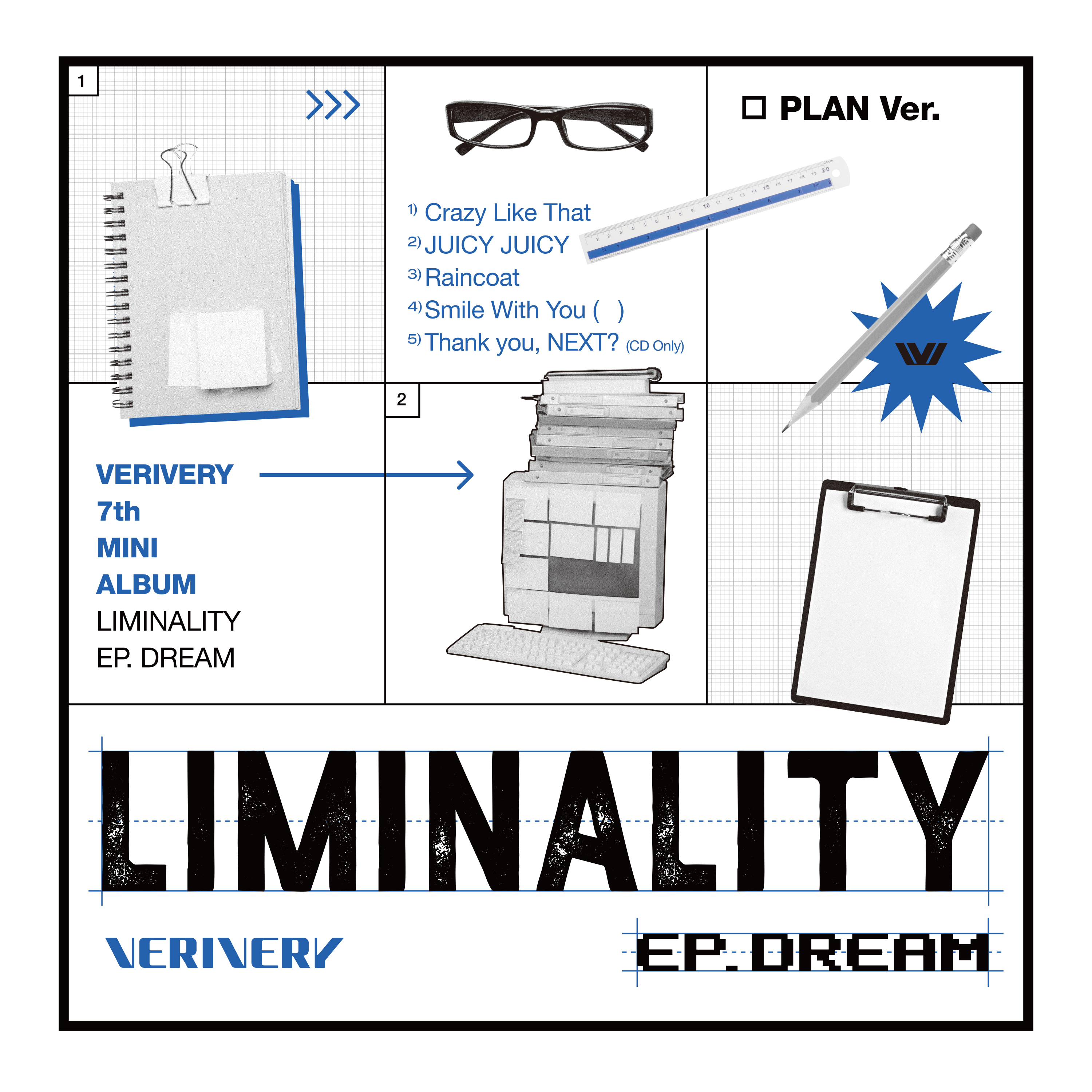 VERIVERY  - ミニアルバム7集 [Liminality - EP.DREAM] (PLAN Ver.)